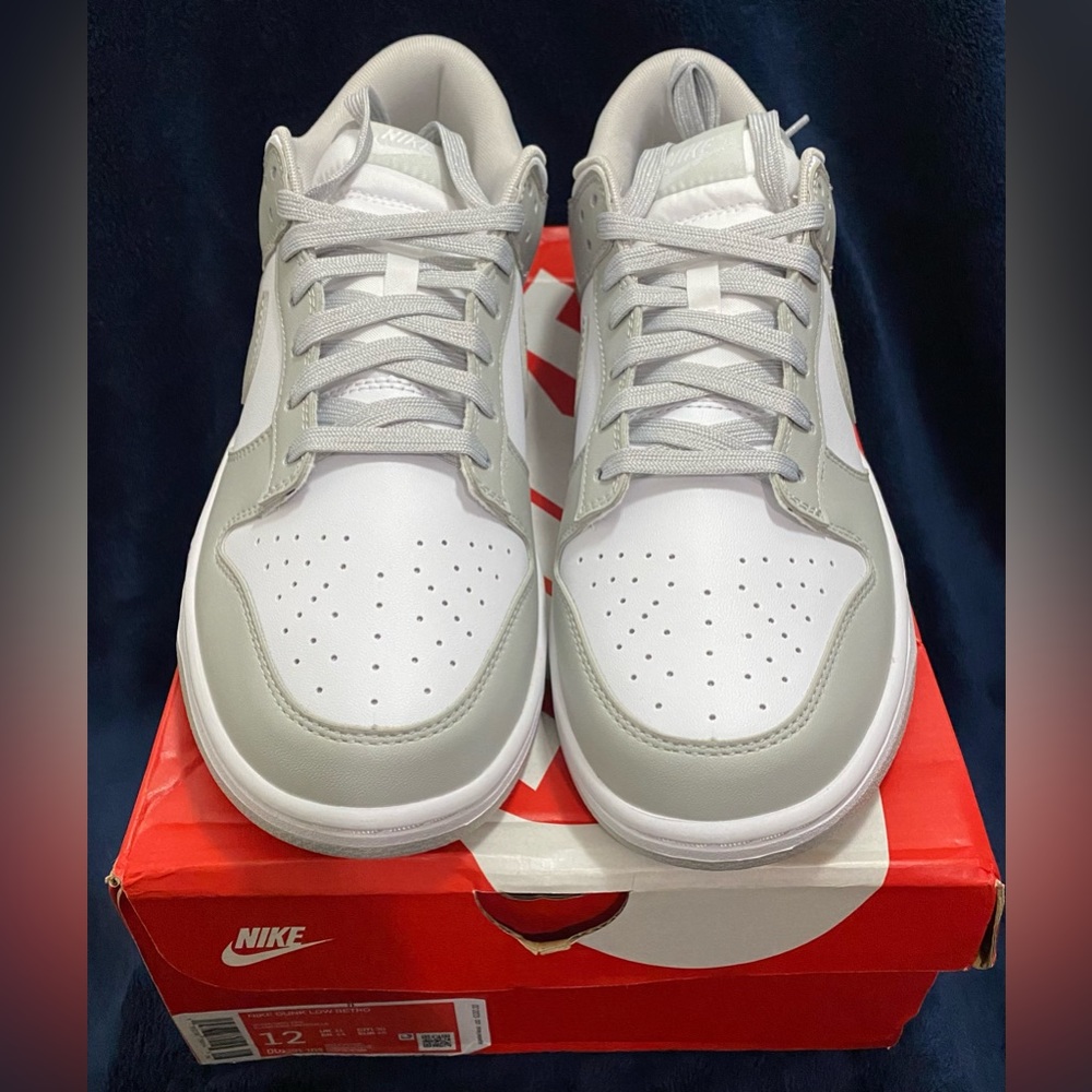🔥 Men’s Nike Gray Dunk Low Retro- NEVER WORN 🔥